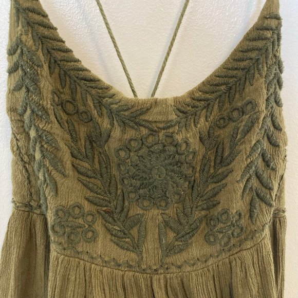 Free People Tops - Free People Green Tunic Style Top